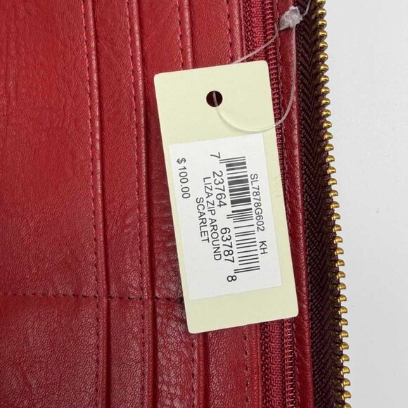 Fossil SL7878G602 Liza Zip Around Wallet in Scarlet - Picture 8 of 8